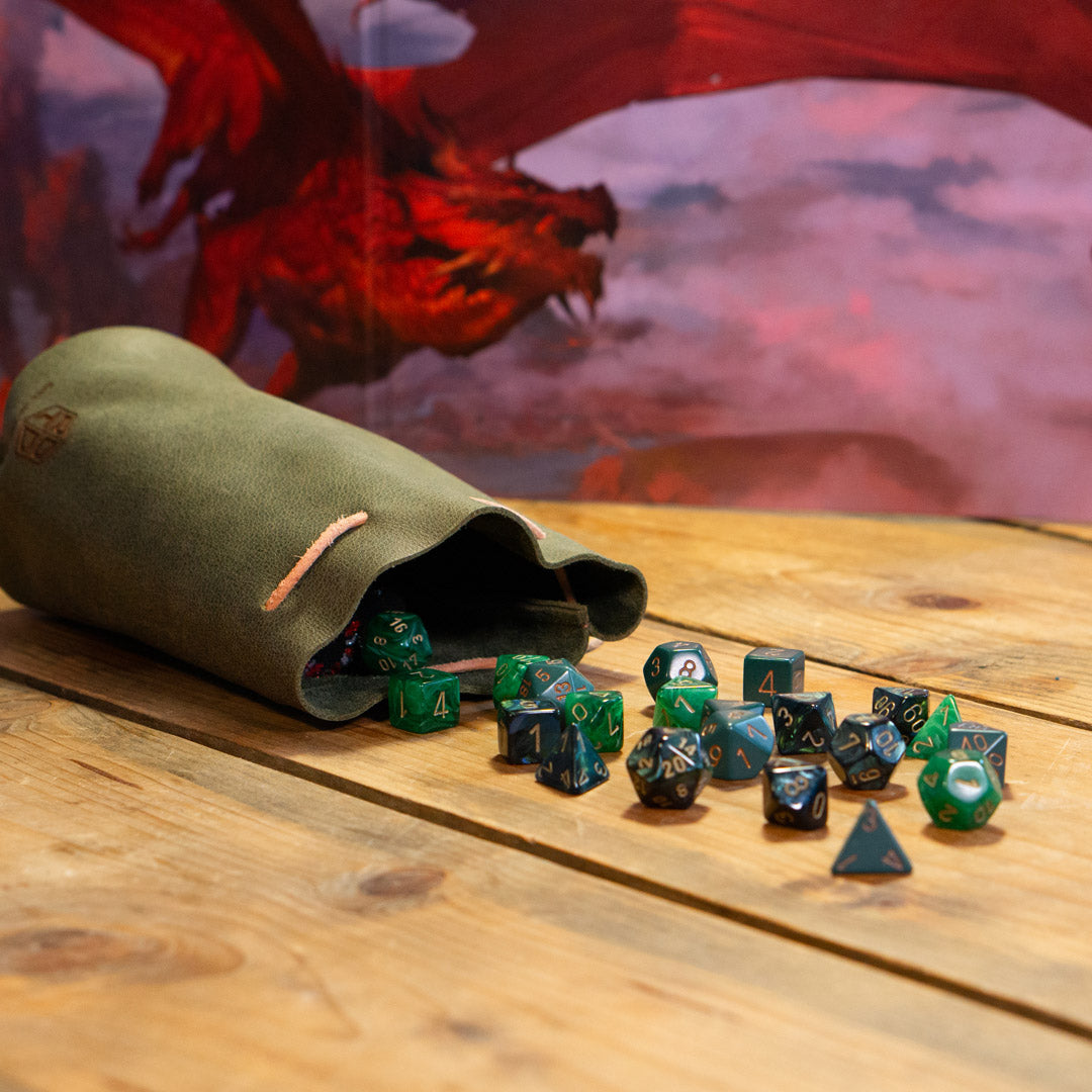 D&D Dice Bag - green